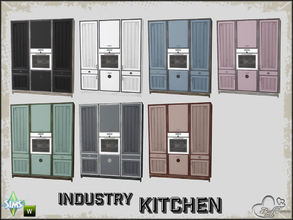 Sims 4 — Kitchen Industry Shelf v1 by BuffSumm — Part of the *Industry Series*