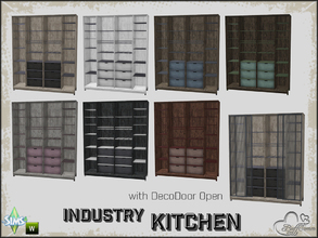 Sims 4 — Kitchen Industry Shelf v2 by BuffSumm — Part of the *Industry Series*