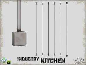 Sims 4 — Kitchen Industry Switch (Large Wall Height) by BuffSumm — Part of the *Industry Series*