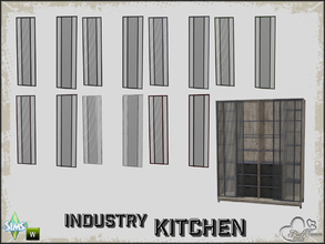Sims 4 — Kitchen Industry Additional Door Shelf v2 Open by BuffSumm — Part of the *Industry Series*