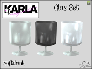 Sims 4 — Glasses Set 'KL' Softdrink by BuffSumm — Part of the *Glasses Set 'KL'* ***TSRAA***