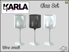 Sims 4 — Glasses Set 'KL' Wine small by BuffSumm — Part of the *Glasses Set 'KL'* ***TSRAA***