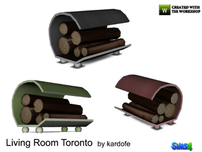 Sims 4 — kardofe_LivingRoom Toronto_Woodshed by kardofe — Modern design wood, metal, in three different color options 