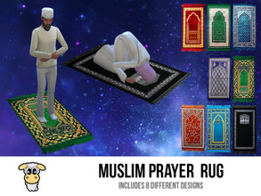 Sims 4 — indiaskapie's Muslim Prayer Rug Set by indiaskapie2 — Let your Muslim Sims pray to their heart's content with