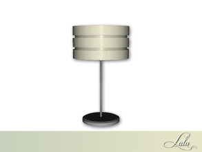 Sims 3 — Simply Modern Bedroom Lamp by Lulu265 — Part of the Simply Modern Bedroom Set Fully Castable