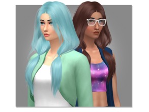 Sims 4 — Ignition Hair Retexture - mesh needed by Eenhoorntje — Made a soft texture and I used it to retexture this cute