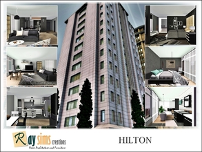 Sims 3 — Hilton by Ray_Sims — A modern luxury apartment building in Bridgeport. The interior and exterior designed with