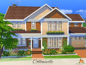 Sims 4 — Collinsville by sharon337 — Collinsville is a family home built on a 30 x 20 lot in Newcrest. Value $225,621 It