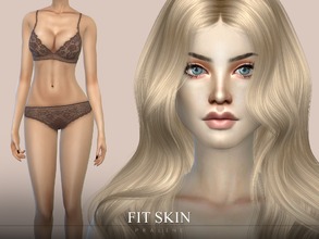 Sims 4 — FIT Skin by Pralinesims — 15 colors.