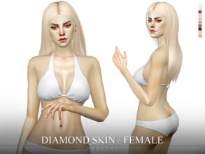 Sims 4 — Diamond Skin FEMALE by Pralinesims — New soft and realistic skintone for your sims.