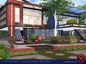 Sims 4 — Canadian Container House by Pralinesims — By Pralinesims