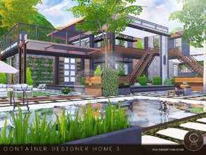 Sims 4 — Container Designer Home 3 by Pralinesims —  By Pralinesims