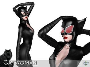 Sims 3 — Catwoman head by Shushilda2 — Clothes and accessories set for an alternative version of Catwoman - New mesh - 1