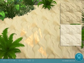 Sims 4 — Tropical Ground 2 by Pralinesims — By Pralinesims