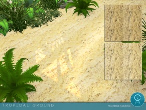 Sims 4 — Tropical Ground by Pralinesims — By Pralinesims