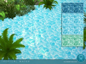 Sims 4 — Tropical Water by Pralinesims — By Pralinesims