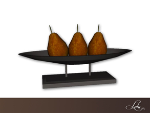Sims 4 — Simple Elegance Fruit Bowl by Lulu265 — Part of the Simple Elegance lDining Set 3 colour options included 