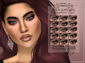 Sims 4 — Seraphina Eyes by SayaSims — - 37 Colour options - Custom Thumbnail - Found in face paint section. - Toddler to