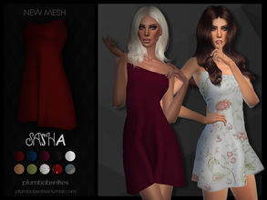 Sims 4 — PnF | Sasha by Plumbobs_n_Fries — Hello, here is my first sims 4 mesh made from scratch. It took me over a year
