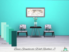 Sims 4 — Basic Standards Wall Recolour 3 by sharon337 — Basic Standards Wall in 5 different colours in all 3 Wall