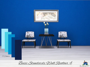 Sims 4 — Basic Standards Wall Recolour 4 by sharon337 — Basic Standards Wall in 5 different colours in all 3 Wall