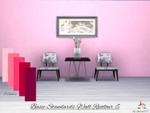 Sims 4 — Basic Standards Wall Recolour 6 by sharon337 — Basic Standards Wall in 5 different colours in all 3 Wall