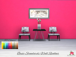 Sims 4 — Basic Standards Wall Recolour by sharon337 — Basic Standards Wall in 55 different colours in all 3 Wall heights,