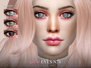 Sims 4 — Gem Eyes N78 by Pralinesims — Eyes in 20 colors, for all ages and genders.