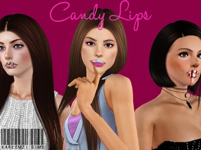 Sims 3 — Candy Lips Collection by KareemZiSims2 — A fun collection of candy-themed lips for your sims! There are three
