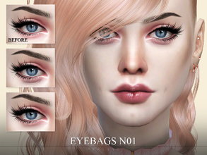 Sims 4 — Eyebags N01 by Pralinesims — Eyebags in 5 variations.
