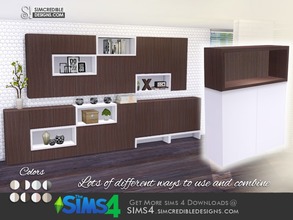 Sims 4 — Come cozy cabinet 1 by SIMcredible! — by SIMcredibledesigns.com available at TSR __________________ * 8 colors