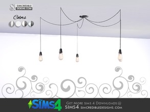 Sims 4 — Come cozy ceiling lamp by SIMcredible! — by SIMcredibledesigns.com available at TSR __________________ * 4