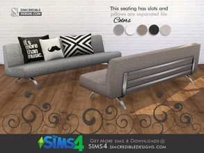 Sims 4 — Come cozy sofa by SIMcredible! — by SIMcredibledesigns.com available at TSR __________________ * 5 colors