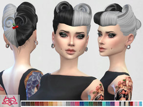 Sims 4 — Victory Rolls 07 by Colores_Urbanos — new meshes made by me -Need your game updated with the latest patch from