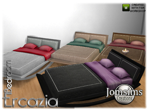 Sims 4 — ercazia bed by jomsims — ercazia bed. double bed. 
