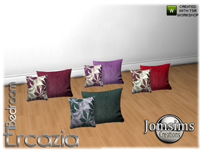 Sims 4 — ercazia cushions deco for  living chair by jomsims — ercazia cushions deco for living chair