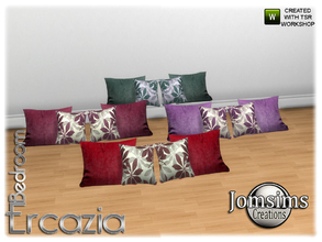 Sims 4 — ercazia cushions deco for bed by jomsims — ercazia cushions deco for bed