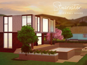 Sims 3 — Forever Fall House by Simervator — Forever Fall House will be a home to remember. Surrounded by warm reds,