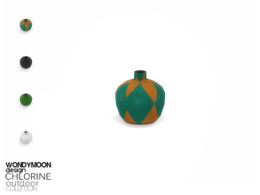 Sims 4 — Chlorine Vase by wondymoon — - Chlorine Outdoor - Vase - Wondymoon|TSR - Creations'2017