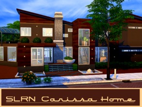 Sims 4 — SLRN Carissa Home by Whatthewoohoo — This modern two bedroom, three bathroom home is move in ready for your