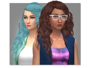 Sims 4 — Stealthic's Genesis - Hair Retexture - mesh needed by Eenhoorntje — Hello, I'm back with another retexture :D It