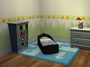 Sims 4 — Mini Dreamers by airkaos — Recolored EAs toddler 'racer bed'