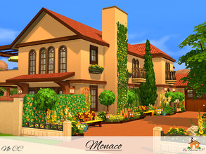 Sims 4 — Monaco - NoCC by sharon337 — Monaco is a family home built on a 40 x 30 lot in Oasis Springs. Value $245,982 It