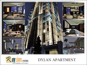 Sims 3 — Dylan's Apartment by Ray_Sims — A modern luxury apartment building in Bridgeport. The interior and exterior