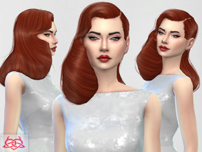Sims 4 — Dita Von Teese hair 2 by Colores_Urbanos — 1500 followers gift on tumblr! http://coloresurbanos.tumblr.com/ new