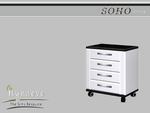 Sims 4 — Office Organizer by NynaeveDesign — Soho Office - Organizer Located in: Storage - Bookcases Price: 250 Tiles: