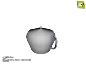 Sims 3 — Leifar Tall Soup Bowl with Lid by ArtVitalex — - Leifar Tall Soup Bowl with Lid - ArtVitalex@TSR, Oct 2015
