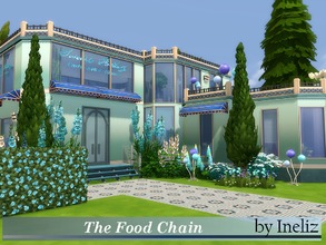 Sims 4 — The Food Chain by Ineliz — This restaurant serves experimental food, which will be perfect in the combination
