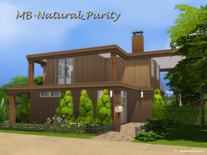 Sims 4 — MB-Natural_Purity by matomibotaki — MB-Natural_Purity, house with no holds barred, living with and by nature for