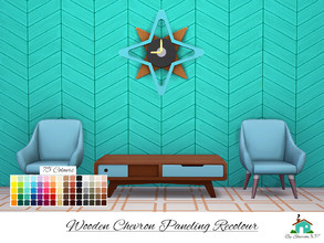 Sims 4 — Wooden Chevron Paneling Wall Recolour by sharon337 — Wooden Chevron Paneling Wall in 75 different colours in all
